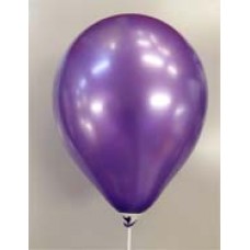 12'' Local Round Atex Metallic Dark Purple Balloon